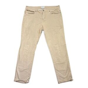 Peter Millar Pants Mens 35 Tan Five Pocket Straight Leg Chino Casual Office